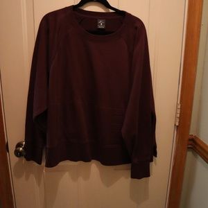 Nike cropped sweater with embossed logo